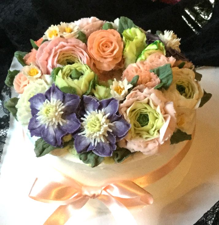 華やかなフラワーケーキ Fortuna Blog